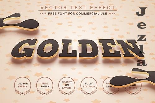 Black Gold - Editable Text Effect - 6607139