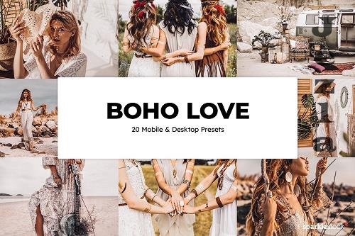 20 Boho Love Lightroom Presets & LUT - 6598532