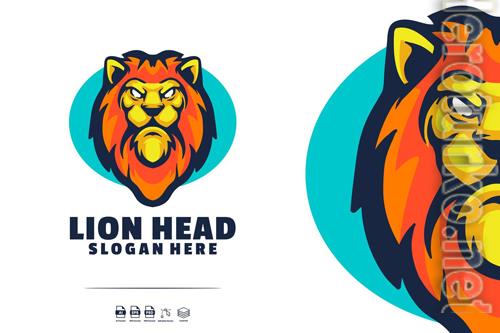 Lion Head Logo Template