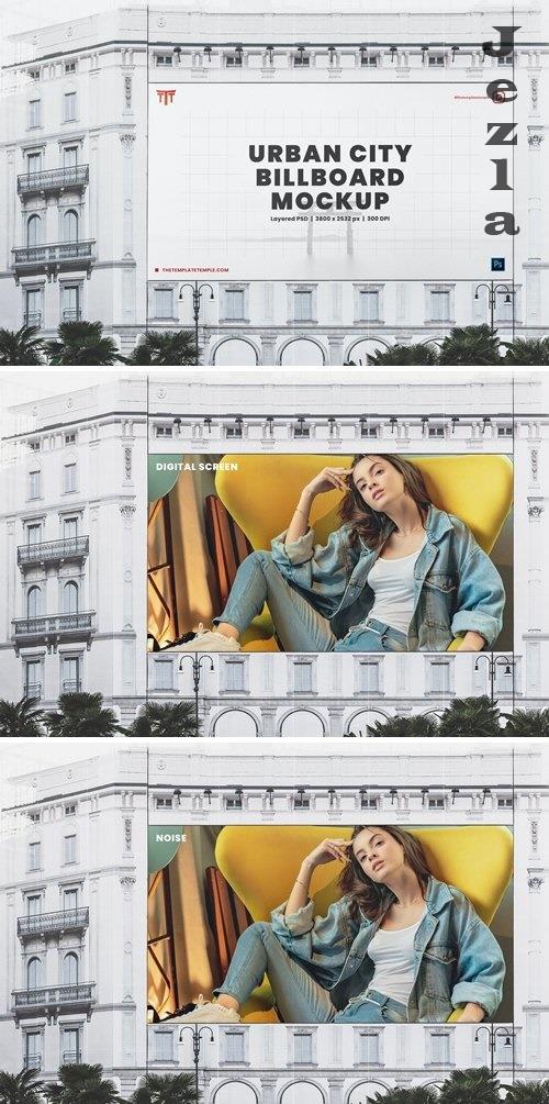 Urban City Billboard Mockup