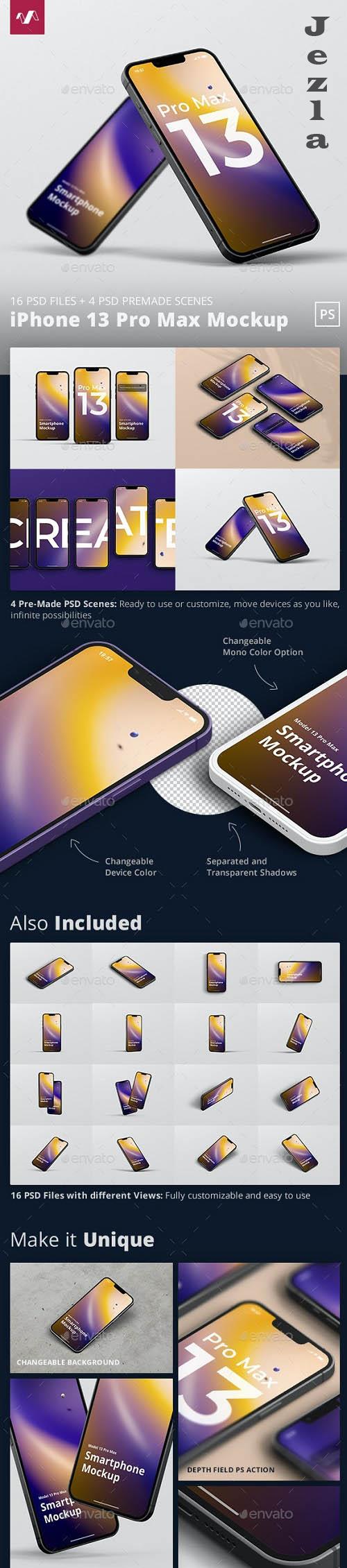 Phone 13 Pro Max Mockup - 34317978