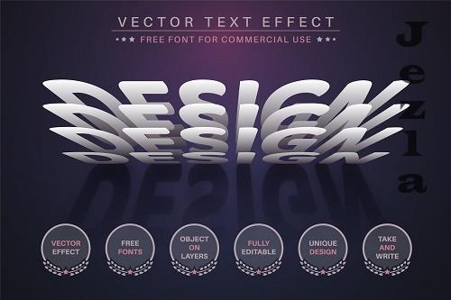 Design Shadow - Editable Text Effect - 6620604