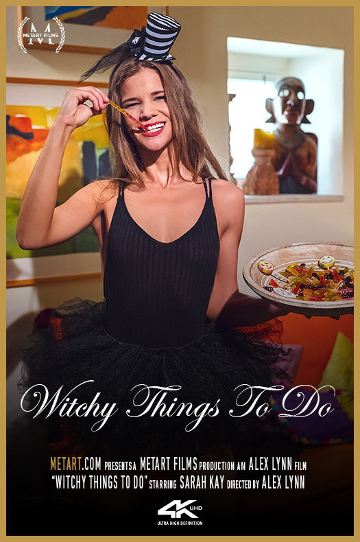 [MetArt.com] 2021-10-31 Sarah Kay - Witchy Things To Do 4K [posing, striptease, teen, slim, skinny, small tits] [2160p, HDRip]