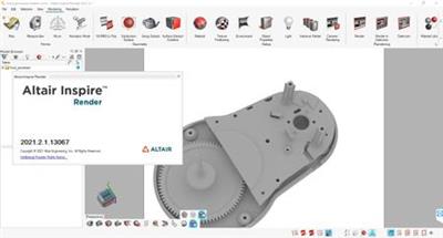 Altair Inspire Studio  Render 2021.2.1 4703e157b18ebbd6e747b41eae829550