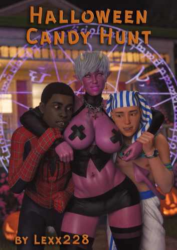 Lexx228 - Halloween Candy Hunt 3D Porn Comic