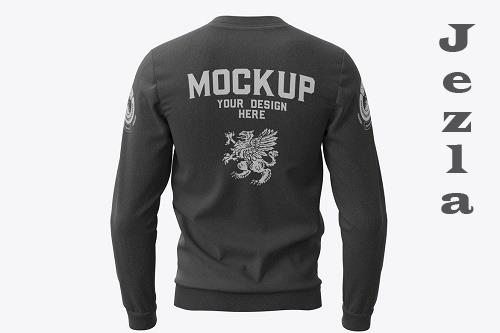 Sweater Mockup. Back Side