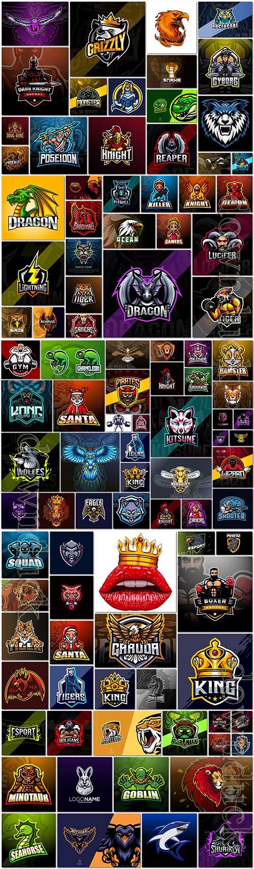 100 Bundle mascot logo vector design vol 14 100 Bundle mascot logo vector design vol 14