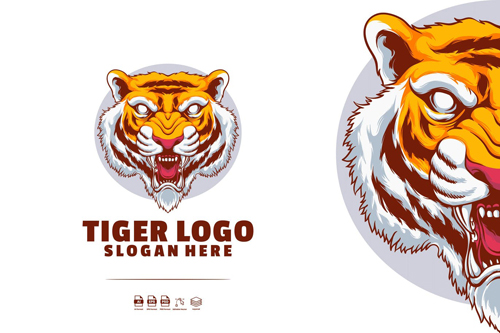 Tiger logo template