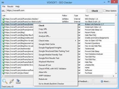 VovSoft SEO Checker 5.5
