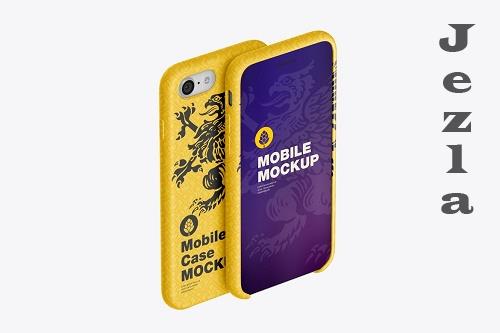 Mobile with Case Mockup - UVF3YER