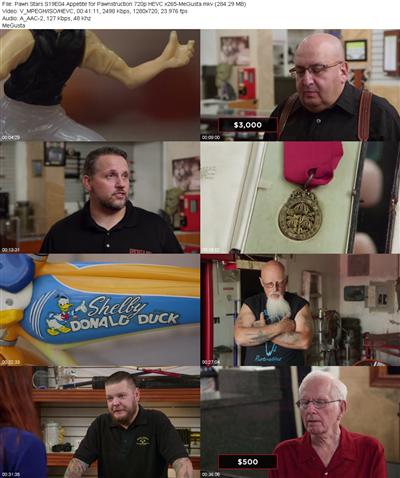 Pawn Stars S19E04 Appetite for Pawnstruction 720p HEVC x265 
