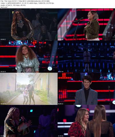 The Voice S21E11 720p HEVC x265 