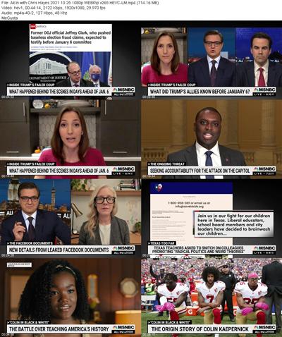 All In with Chris Hayes 2021 10 25 1080p WEBRip x265 HEVC LM