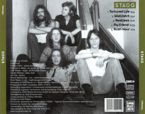 Stagg - Stagg [SWF- Session] (1974/2018) Lossless