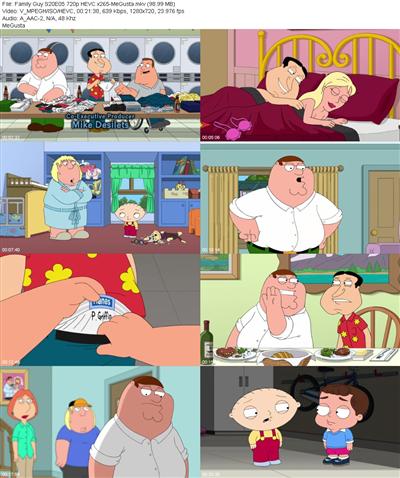 Family Guy S20E05 720p HEVC x265 