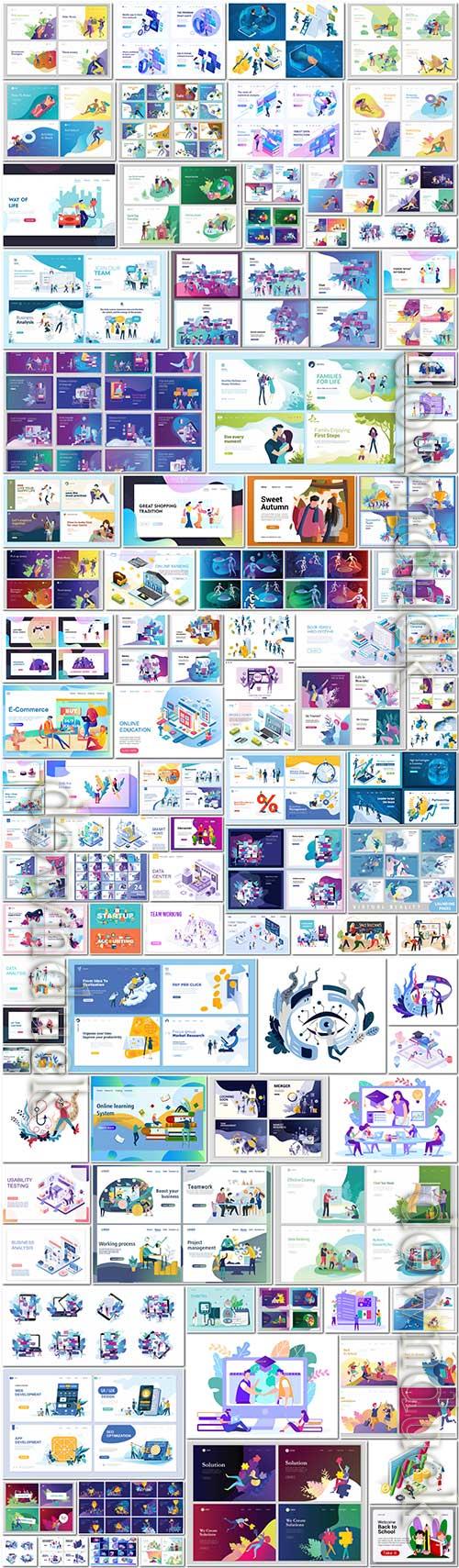100 Bundle isometric concept vector design vol 19 100 Bundle isometric concept vector design vol 19