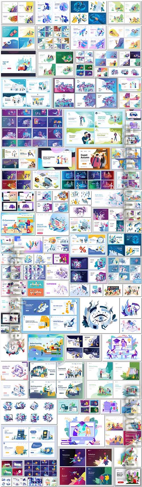 100 Bundle isometric concept vector design vol 19 100 Bundle isometric concept vector design vol 19