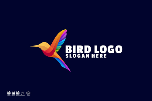 Bird Gradient Logo