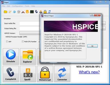 Synopsys Hspice vP 2019.06 SP1.1