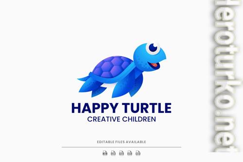 Happy Turtle Gradient Logo Happy Turtle Gradient Logo