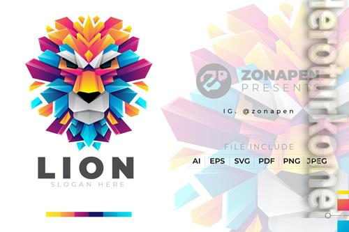 Lion Gradient Logo