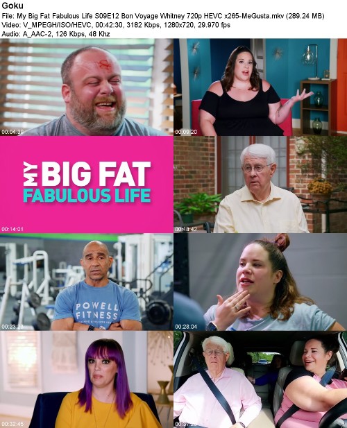 My Big Fat Fabulous Life S09E12 Bon Voyage Whitney 720p HEVC x265-MeGusta