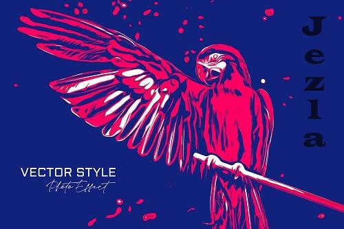 Vector Style photo effect