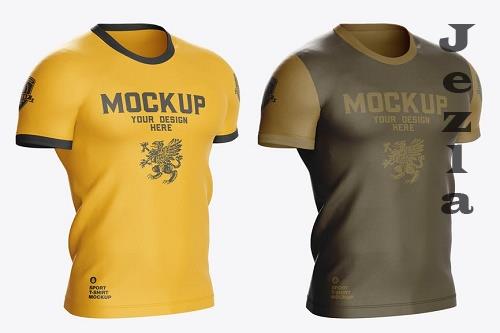 Men�s T-shirt Mockup - XTNNAKM