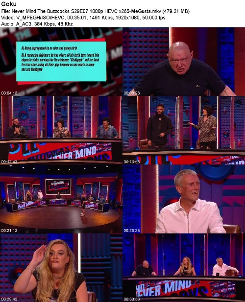 Never Mind The Buzzcocks S29E07 1080p HEVC x265-MeGusta