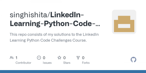 Linkedin Learning - Advanced Core Python Code Challenges