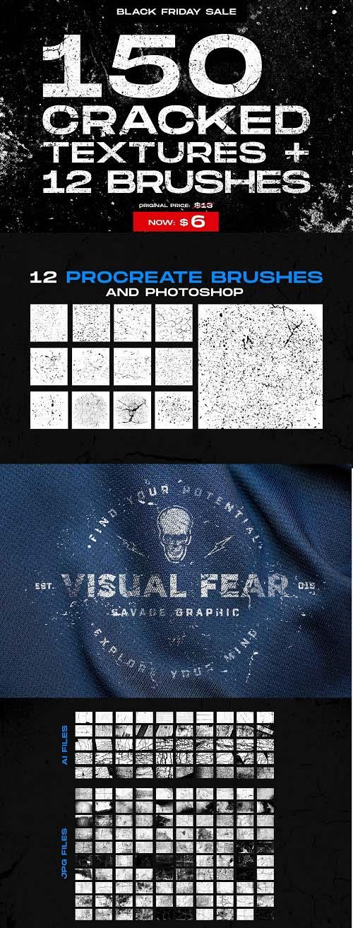Cracked & Distressed Textures - 5417236