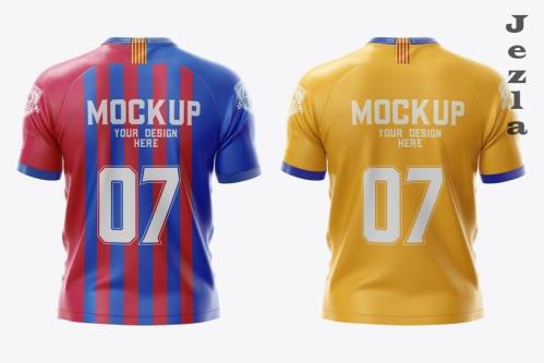 Men�s Sports T-shirt Mockup - 9MAXBFW