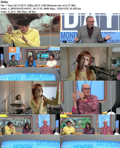 7 Days NZ S13E15 1080p HEVC x265-MeGusta 7 Days NZ S13E15 1080p HEVC x265-MeGusta