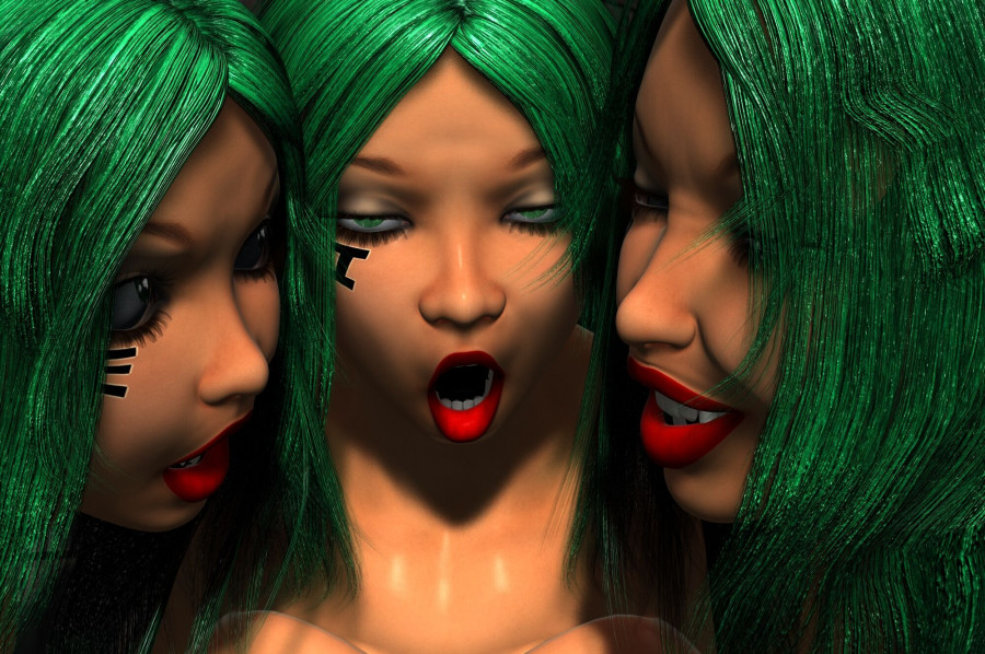 Labyssitory - Triplets, Amazons and Titfights 3D Porn Comic
