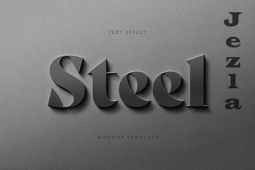 Sharp Steel Logo Mockup - 6606171