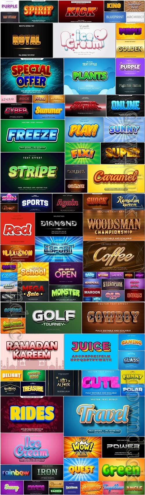 100 Bundle text style effect vector vol 31 100 Bundle text style effect vector vol 31