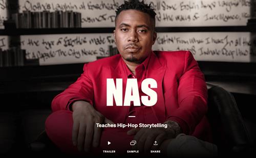 MasterClass - Teaches Hip-Hop Storytelling with NAS