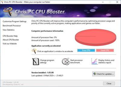 Chris-PC CPU Booster 1.23.05