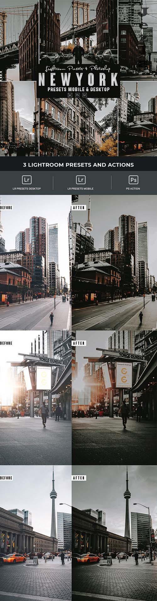 Newyork Photoshop Action & Lightrom Presets - 34508497