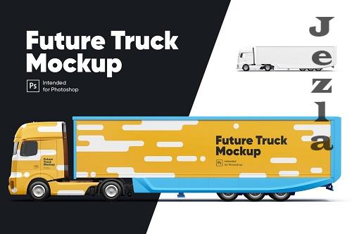 Future Truck Mockup