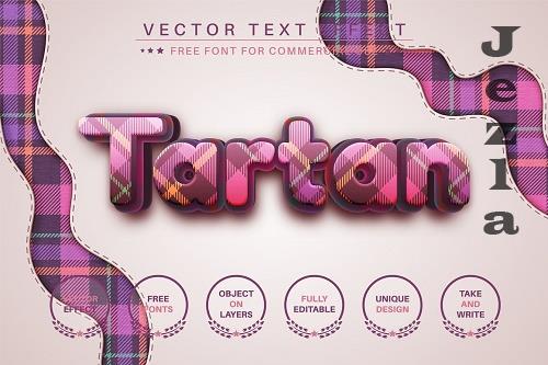 Tartan - Editable Text Effect - 6638894