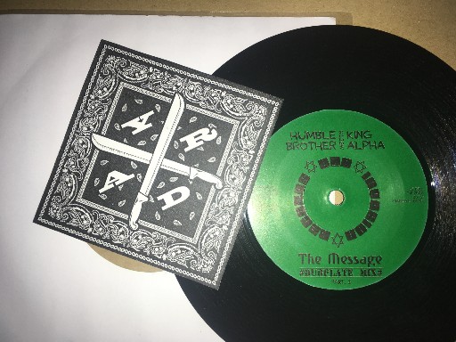 Humble Brother Meets King Alpha-The Message-(DIR 7007)-LIMITED EDITION-7INCH VINYL-FLAC-2015-YARD
