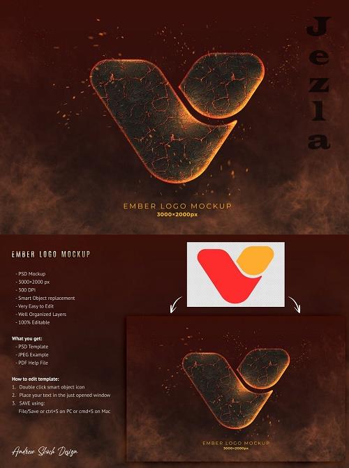 Ember Logo Mockup