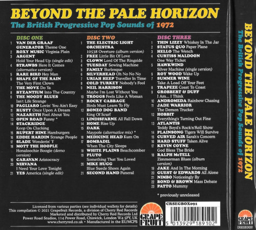 VA - Beyond The Pale Horizon (The British Progressive Pop Sounds Of 1972) (2021)[3CD Box Set] Lossless