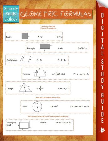 Geometric Formulas (Speedy Study Guides) (2015)
