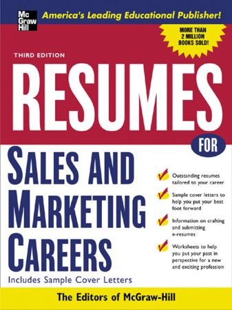 Resumes for Sales and Marketing Careers, Third Edition (VGM Professional Resumes Series)