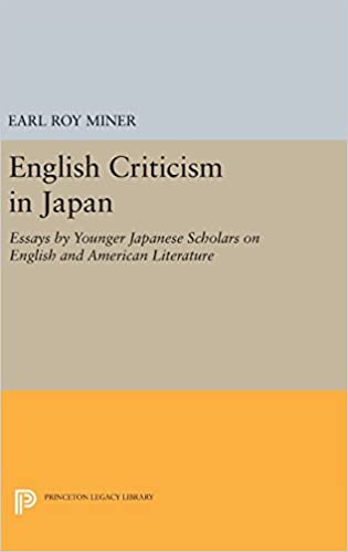 English Criticism in Japan: Essays by Younger Japanese Scholars on English and American Literature