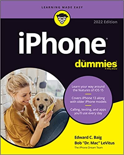 iPhone For Dummies, 2022 Edition (True EPUB)