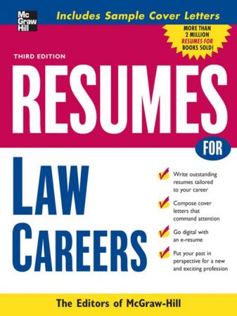 Resumes for Law Careers (McGraw Hill Professional Resumes) 3rd Edition