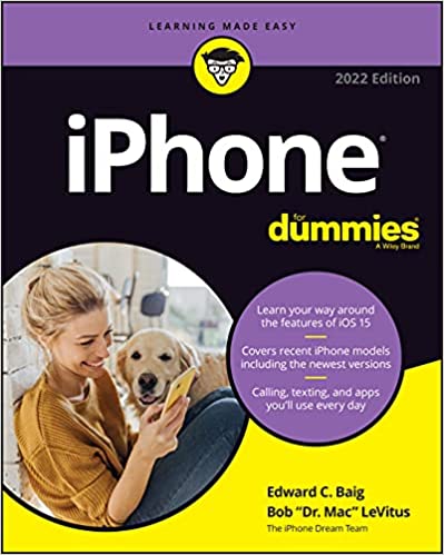 iPhone For Dummies, 2022 Edition